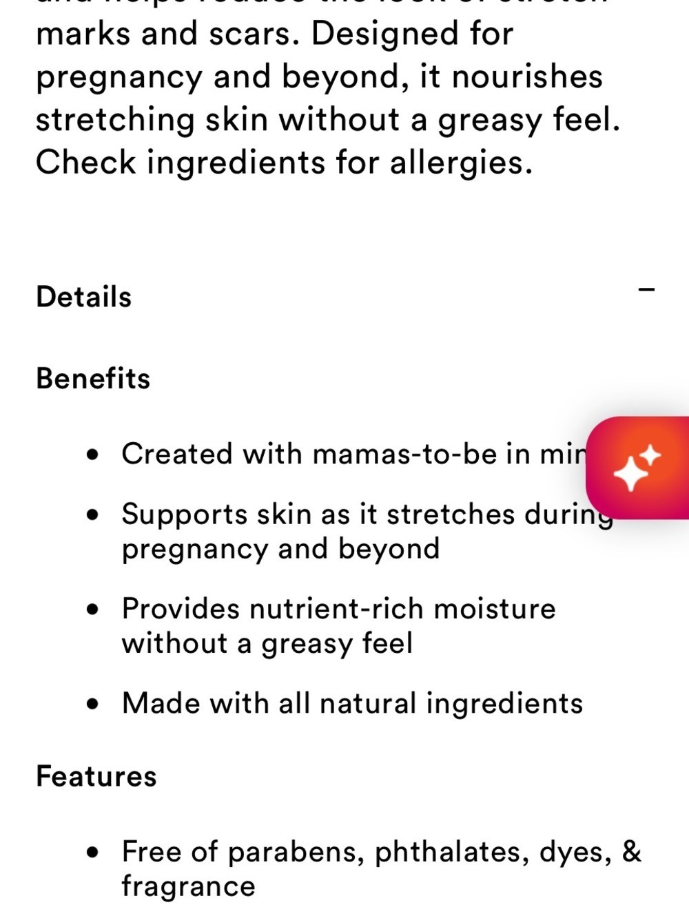 Hatch Mama Mini Belly Oil - Picture 3 of 3